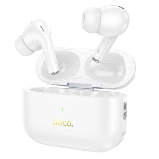 Hoco EW56 Plus Generoso true wireless ANC noise reduction BT headset - white - Saif Al Najmi Kw